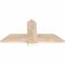 Ekena Millwork Eugene Smooth Timber Gable Bracket, Douglas Fir, 36"W x 18"H x 1 1/2"D x 5 1/2"F, 12/12 Pitch GBW036X18X0206EUG00SDF - alternate 2